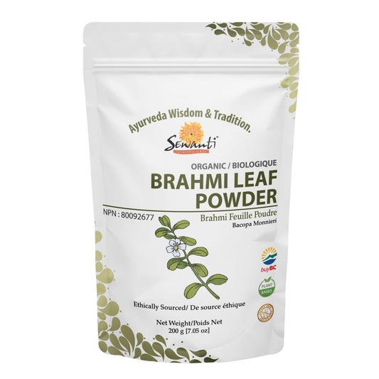 Organic Brahmi Powder NPN 80092677/ Memory Enhancement/ 200g