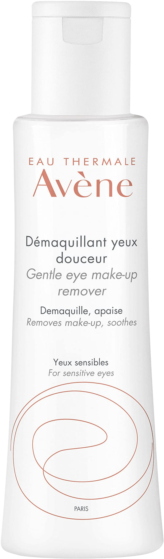 Eau Thermale Avene Gentle Eye Make-up Remover, Oil-Free, Hypoallergenic, Non-Comedogenic, 125 ml