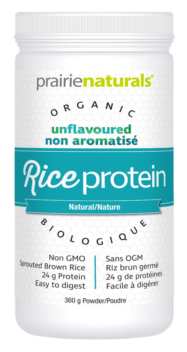 Prairie Naturals Organic Sprouted Brown Rice Protein, Natural, 360g