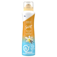 Secret Dry Spray Antiperspirant Deodorant, Vanilla and Argan Oil, 116g