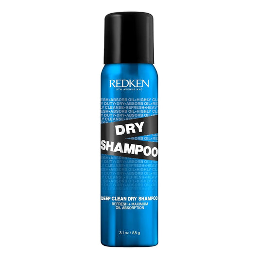 Redken Deep Clean Dry Shampoo Spray, Instantly Refreshes Hair & Absorbs Oil In Between Washes, No Buildup or Residue, Fragrance-Free, Talc-Free, For All Hair Types