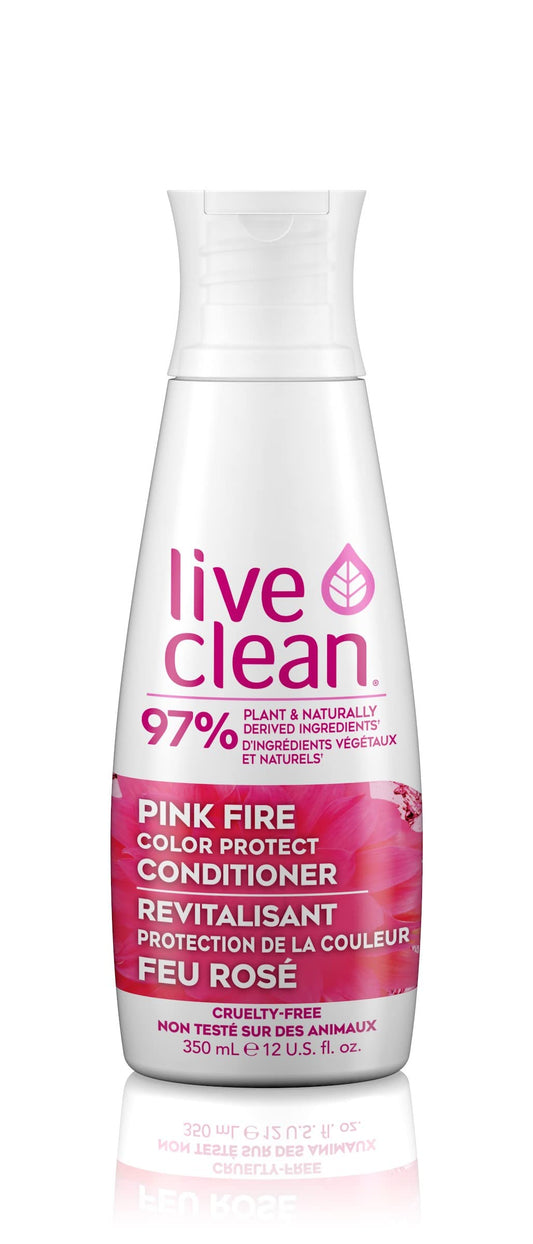 Live Clean Conditioner, Colour Protect Pink Fire, 350 mL