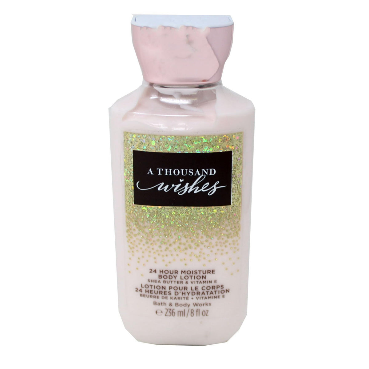 Bath & Body Works A Thousand Wishes 24 Hour Moisture Body Lotion Shea Butter & Vitamin E 8.0, Ounce