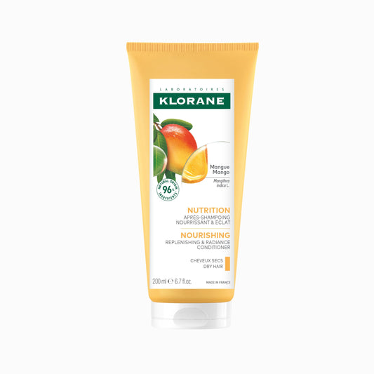 Klorane - Nourishing Conditioner with Mango - Dry hair, Moisturizes and Hydrates, Dermatologist Tested - 200ml.