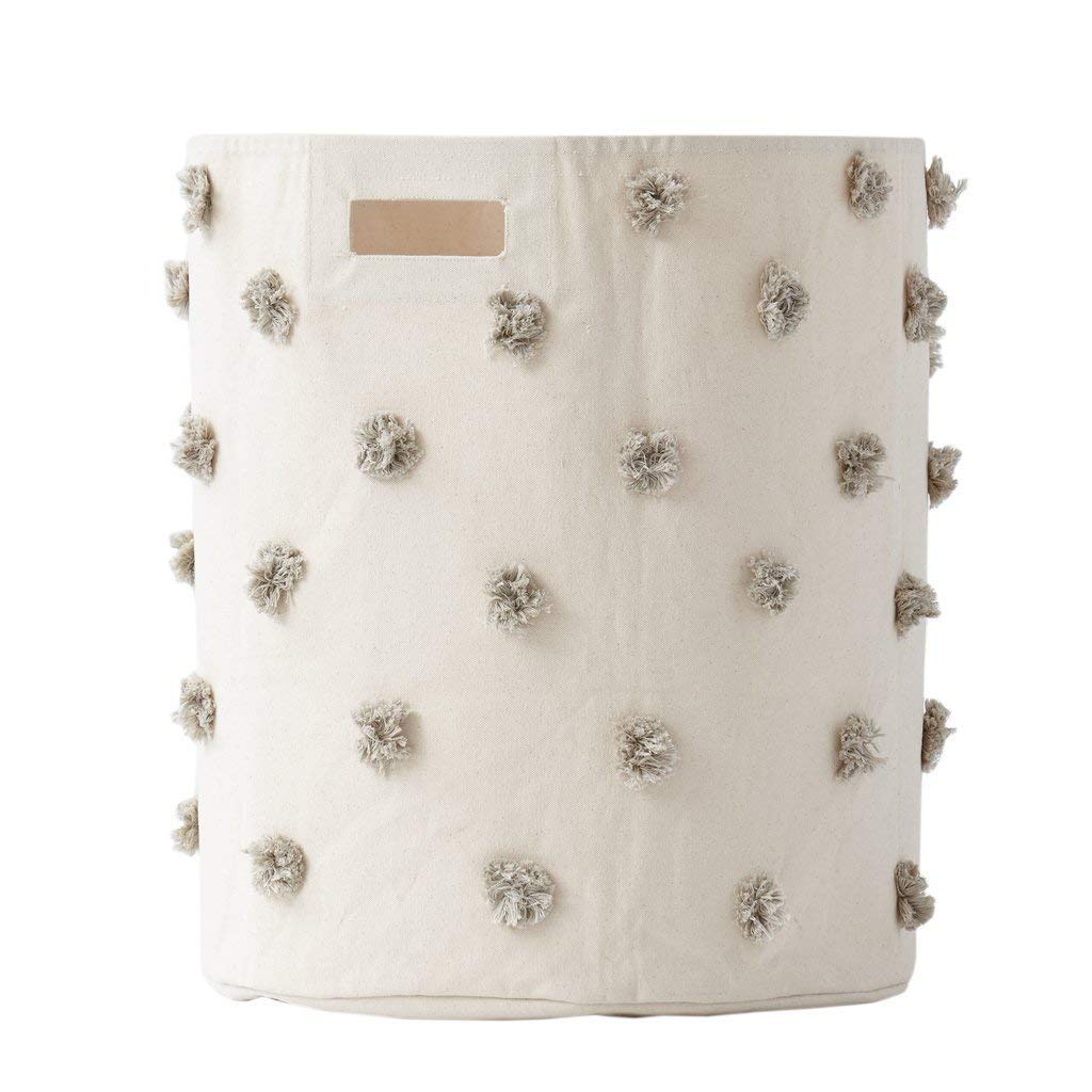 Pehr Pom Pom Hamper, Grey