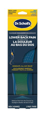 Dr. Scholl's LOWER BACK Pain Relief Orthotics. Clinically Proven Immediate and All-Day Relief of Lower Back Pain (for Men's 8-14, also available for Women's 6-10)