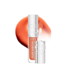 L’Oreal Paris Plump Ambition Tinted Lip Oil, Plumping Lip Gloss, Gentle Tingling, Non Sticky, Hydrating and Moisturizing, Infused with Hyaluronic Acid, LATTE GLACÉ, 5 ml