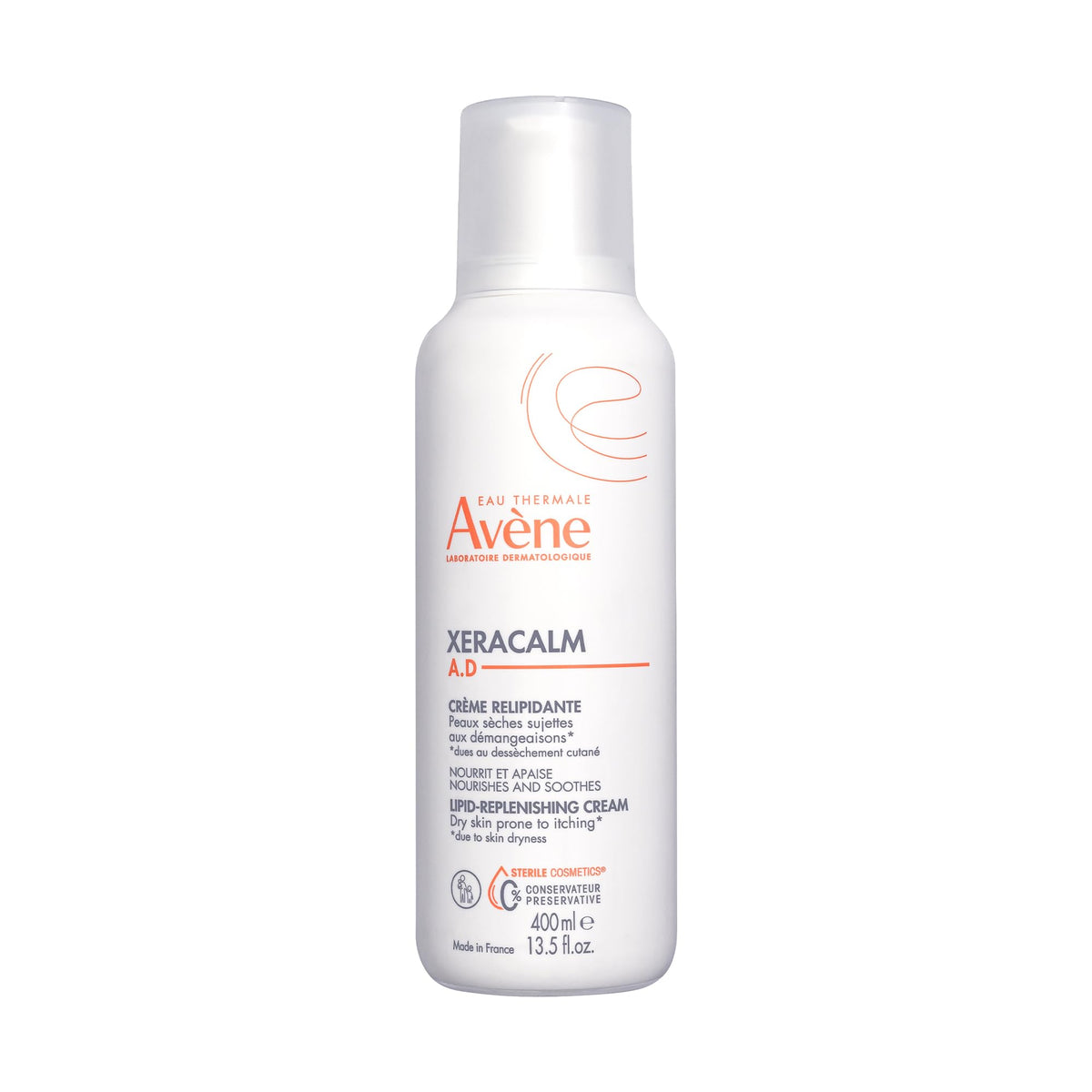 Eau Thermale Avene XeraCalm A.D Lipid-Replenishing Cream, 13.5 Fl Oz