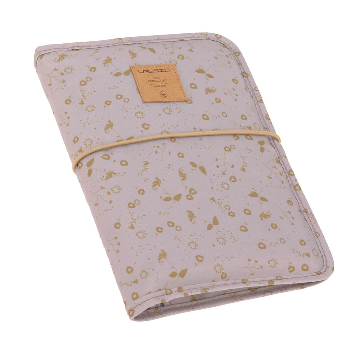 Lassig Changing Pouch Flowers Lilac, one size