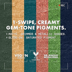 NYX PROFESSIONAL MAKEUP, Vivid Rich Mechanical Pencil, Eyeliner, Rich shades, Vegan Formula - Emerald Empire (Dark Green)