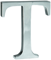 KINDWER Aluminum Letter, 6-Inch, Monogrammed Letter T