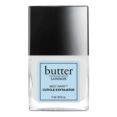butter LONDON Cuticle Remover Liquid, Melt Away - Cuticle Oil Exfoliator & Softener Gently Removes Dry, Overgrown Cuticles for Healthy Looking Nails - Fast-Acting & Pain-Free Formula - 0.4 Fl Oz