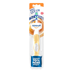Spinbrush Pro Clean, Battery-Powered Electric Toothbrush, Adult, Soft Bristles, Duracell Batteries Included