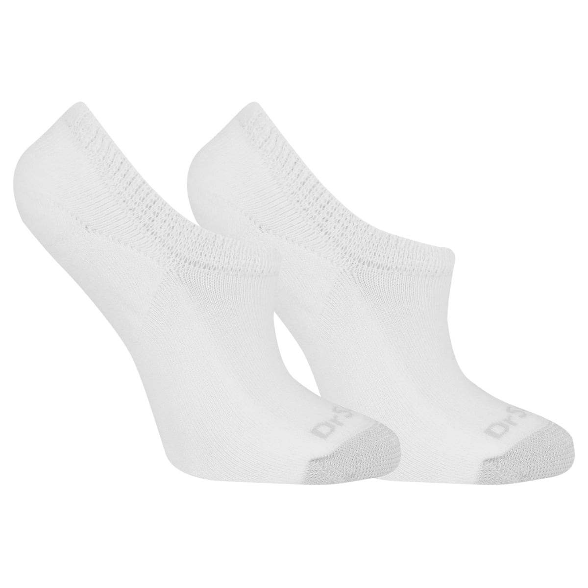Dr. Scholl's Women's Advanced Diabetic Blisterguard Socks-2 & 3 Pair Packs-Non-Binding Cushioned Comfort, White, 4-10
