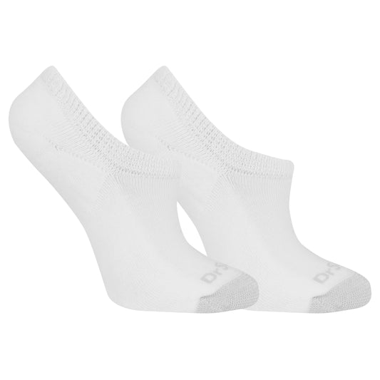 Dr. Scholl's Women's Advanced Diabetic Blisterguard Socks-2 & 3 Pair Packs-Non-Binding Cushioned Comfort, White, 4-10