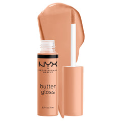NYX Professional Makeup Butter Gloss, Silky smooth non-sticky formula lip gloss, Fortune Cookie, 8mL