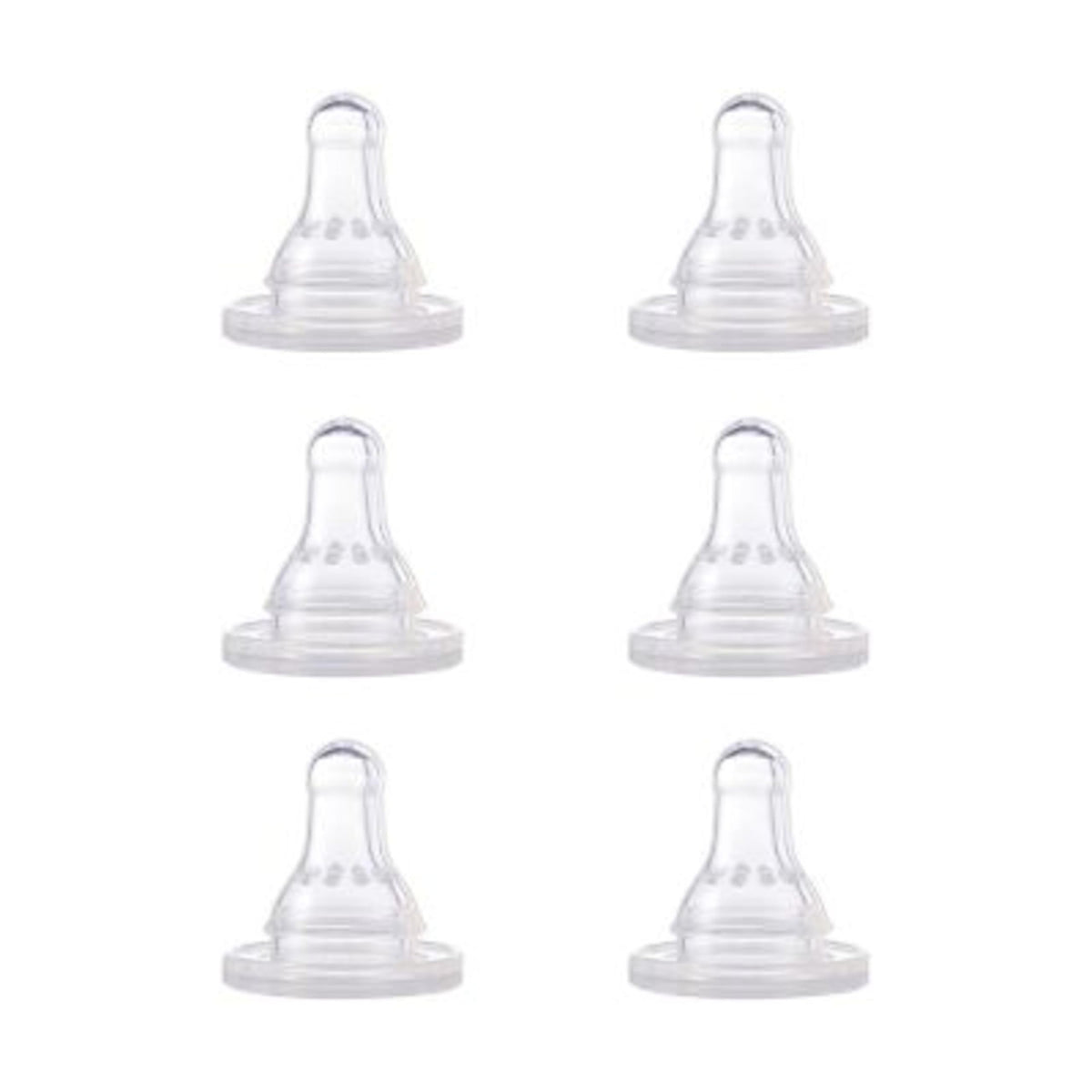 First Essentials By NUK Nipple, Slow Flow, 6 Pack