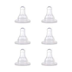 First Essentials By NUK Nipple, Slow Flow, 6 Pack