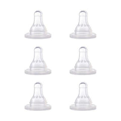 First Essentials By NUK Nipple, Slow Flow, 6 Pack