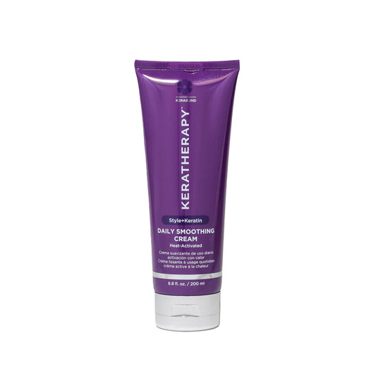 KERATHERAPY Keratin Infused Daily Smoothing Cream for Blowouts, 6.8 fl. oz., 200 ml