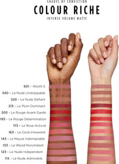 L’Oréal Paris Colour Riche Intense Volume Matte Lipstick - Up to 16H Wear, infused with HYALURONIC ACID - Le Mauve Indomptable, 1.8 g