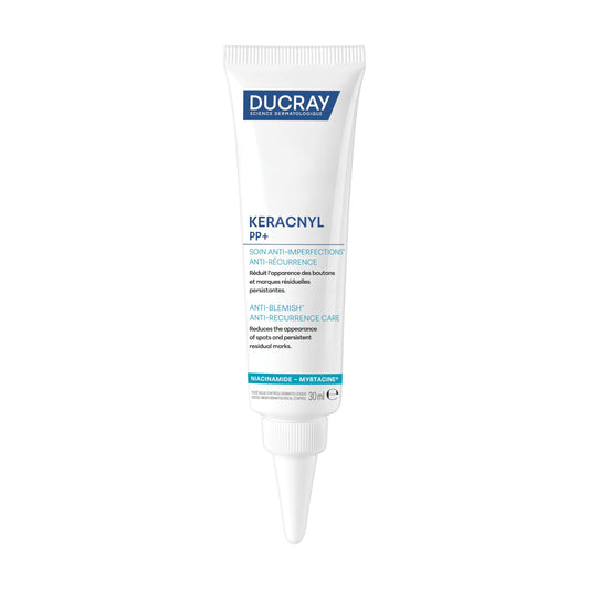 Ducray Keracnyl PP+ Cream, Soothing Cream For Acne Prone Skin, Helps Reduce Skin Imprefections And Blemish Discomfort, Acne Day Cream For Face, 30 mL