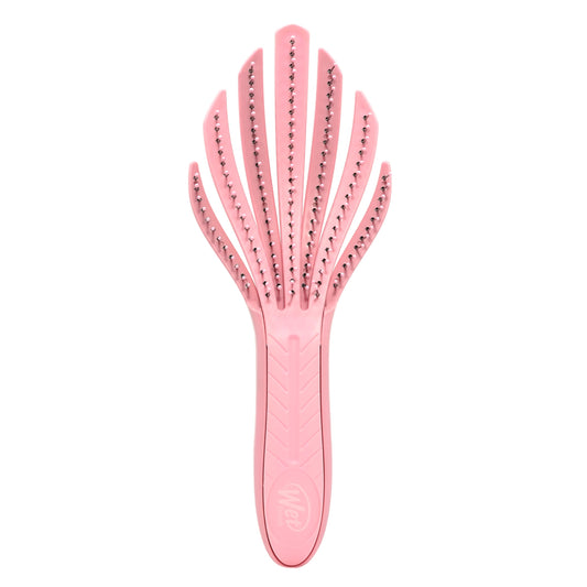 Wet Brush Go Green Hair Curl Detangler Brush - Pale Pink - Ultra-Soft IntelliFlex Detangling Bristles Glide Through Tangles with Ease - All Hair Types - No Split Ends & Pain-Free for Wet or Dry Hair