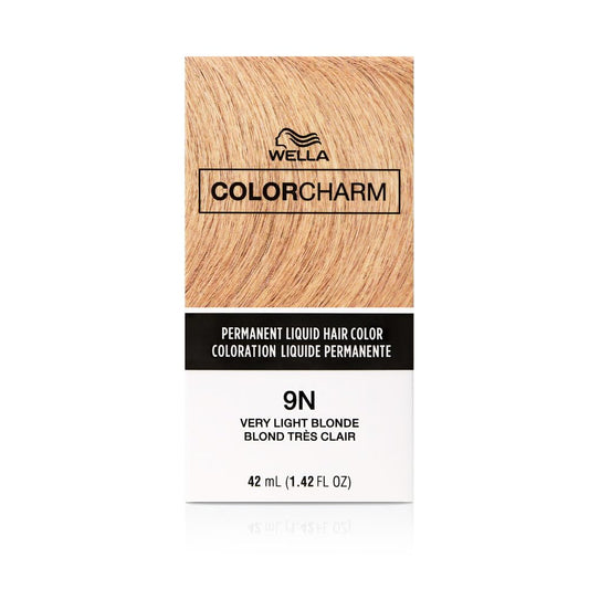 WELLA Color Charm Permanent Liquid Hair Color for Gray Coverage, 9N Very Light Blonde