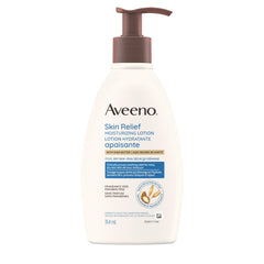 Aveeno Skin Relief Moisturizing Lotion, Shea Butter, Oat, Dimethicone, Dry Skin Body Moisturizer, Fragrance Free, 354mL