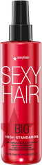SexyHair Big High Standards Volumizing Blow Out Spray, 6.7 Oz | Up to 40% More Volume | Shine, Smoothness and Manageability | Thermal Protection