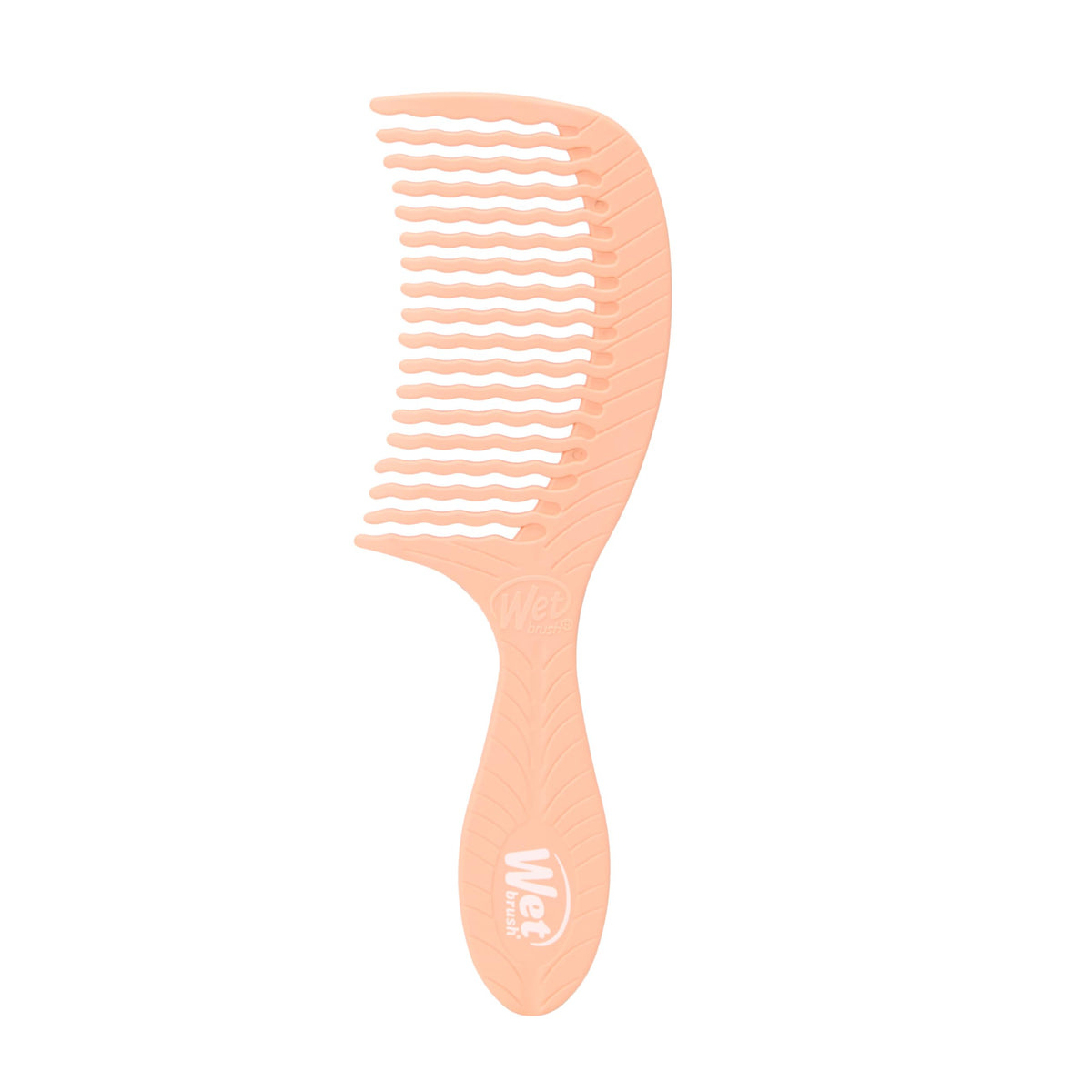Wet Brush Go Green Coconut Oil Infused Treatment Comb - Wide Tooth Hair Detangler with WaveTooth Design that Gently and Glides Through Tangles - No Split Ends and No Damage