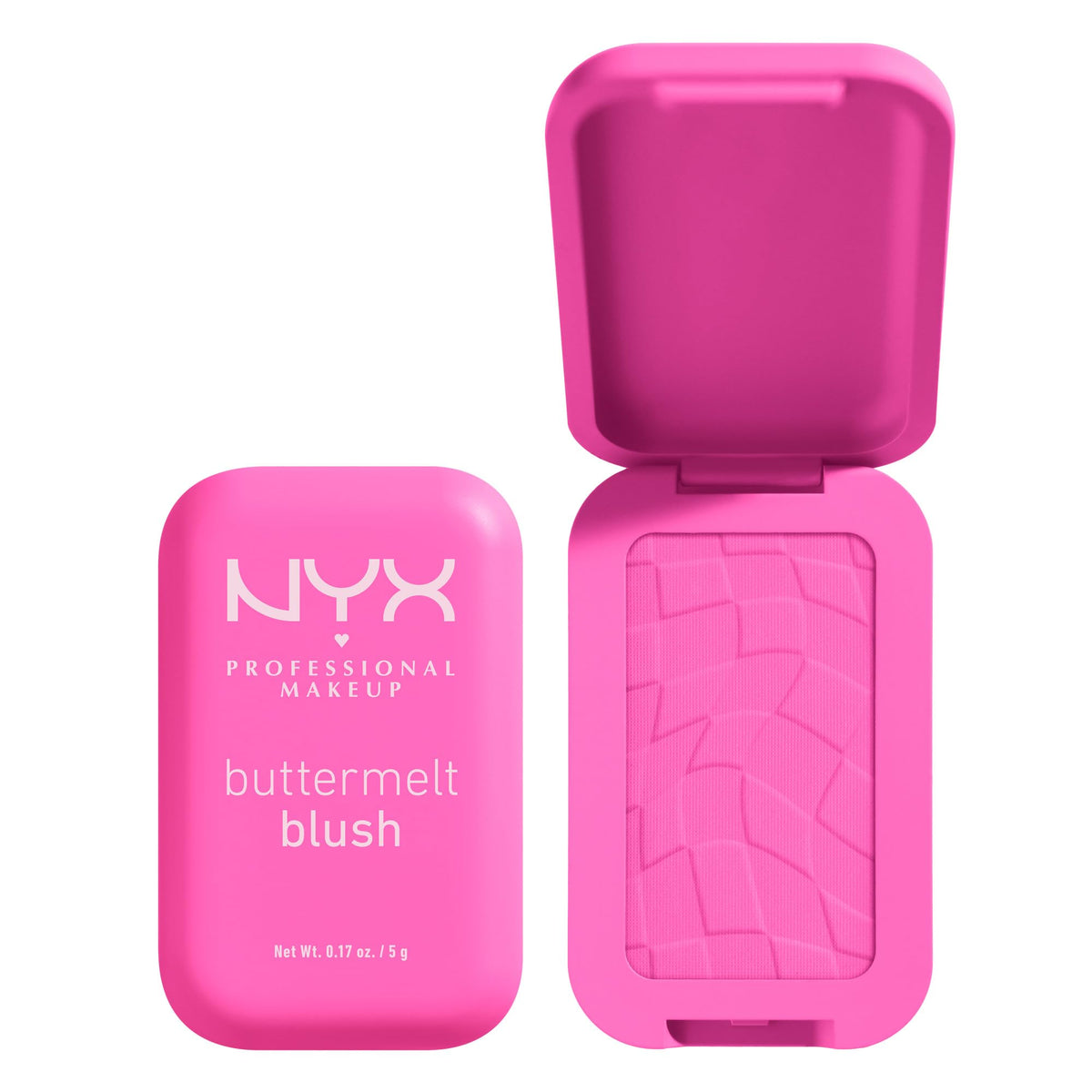 NYX Professional Makeup Buttermelt Blush, Buttery Soft Powder Blush, Up to 12 H Wear, Fade & Transfer Resistant, With Mango, Almond & Shea Butters, Shade: My Butta Half