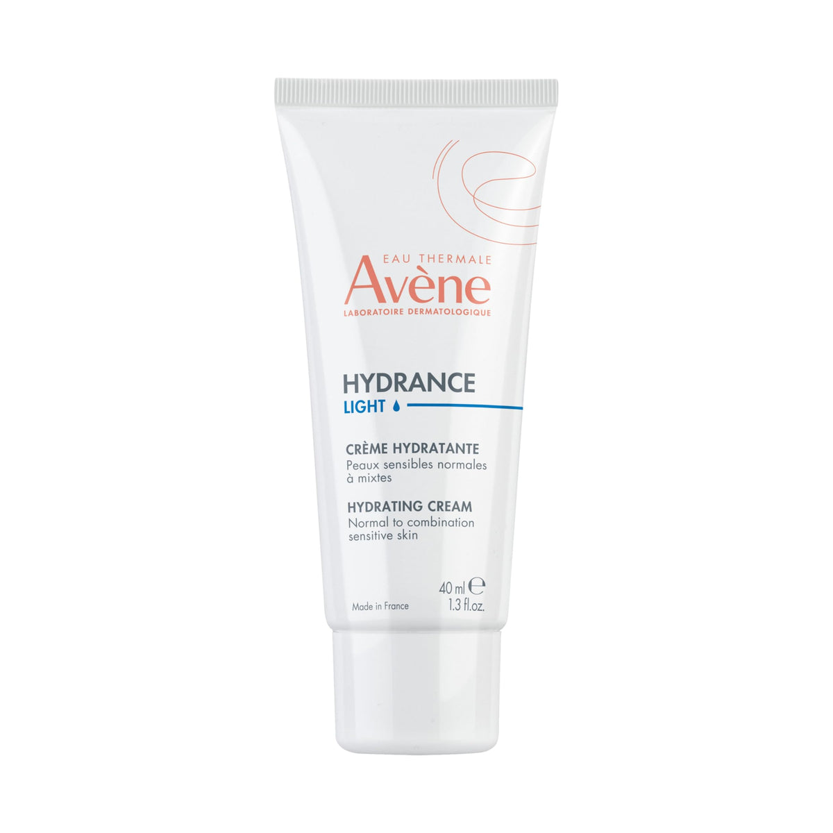 Eau Thermale Avene Hydrance Light Hydrating Emulsion Cream, Moisturizing, For Sensitive and Dehydrated Skin, Hydrating, Plumping and Radiance boosting, 40 ml