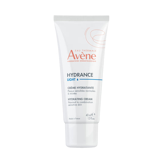 Eau Thermale Avene Hydrance Light Hydrating Emulsion Cream, Moisturizing, For Sensitive and Dehydrated Skin, Hydrating, Plumping and Radiance boosting, 40 ml
