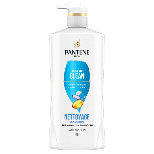 Pantene Classic Clean 72 HR Nourishment Shampoo, 530 mL