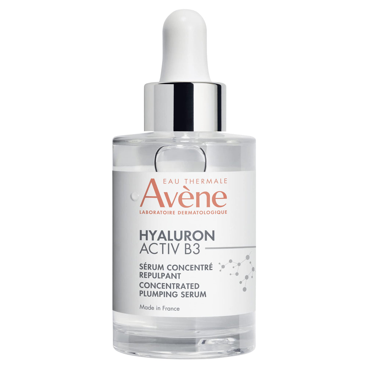 Eau Thermale Avene Hyaluron Activ B3 Concentrated Plumping Face serum, for Aging Skin, Hyaluronic Acid and Niacinamide, 30ml