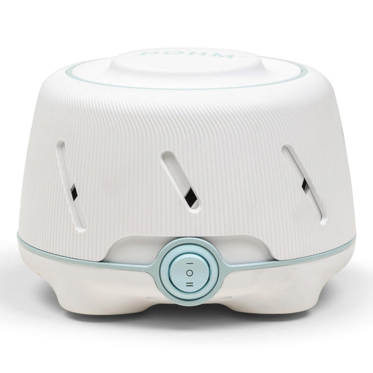 Yogasleep Dohm (White/Blue) The Original White Noise Machine, Relaxing Natural Sound from a Real Fan, Noise Masking, Sleep Aid, Office Privacy, For Adults & Baby, Travel