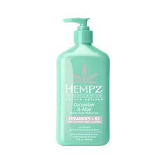 HEMPZ Body Lotion - Cucumber & Aloe Herbal Limited Edition Daily Moisturizing Cream, Shea Butter, Aloe, Cucumber Extract Body Moisturizer - Skin Care Products, Hemp Seed Oil - 17 Fl Oz