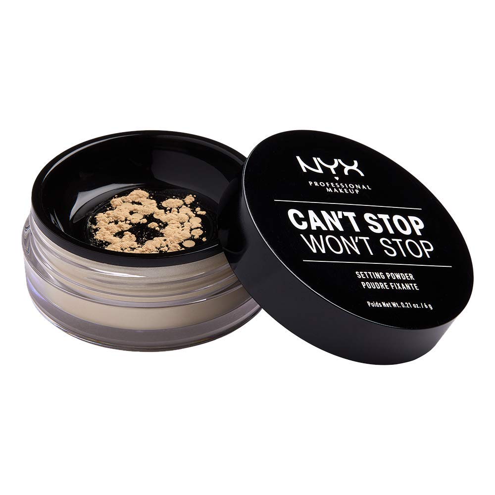 NYX Professional Makeup Can't Stop Won't Stop Setting Powder, Light-Medium, 0,21 Oz.
