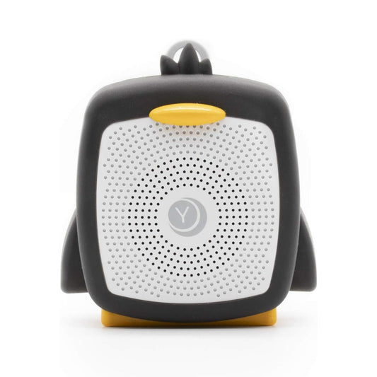 Yogasleep Pocket Baby Soother Penguin For Baby | 6 Soothing, Natural Sounds | Compact for On-the-Go Use & Travel | USB Rechargeable | Registry Gift