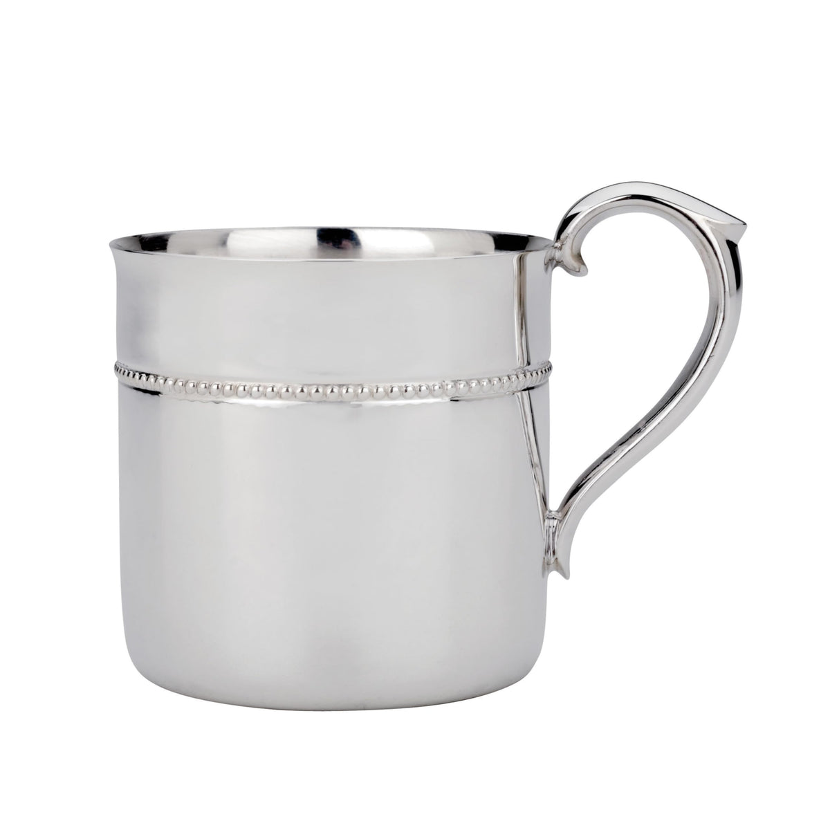 Reed And Barton 766 Royal Bead Silverplate Baby Cup