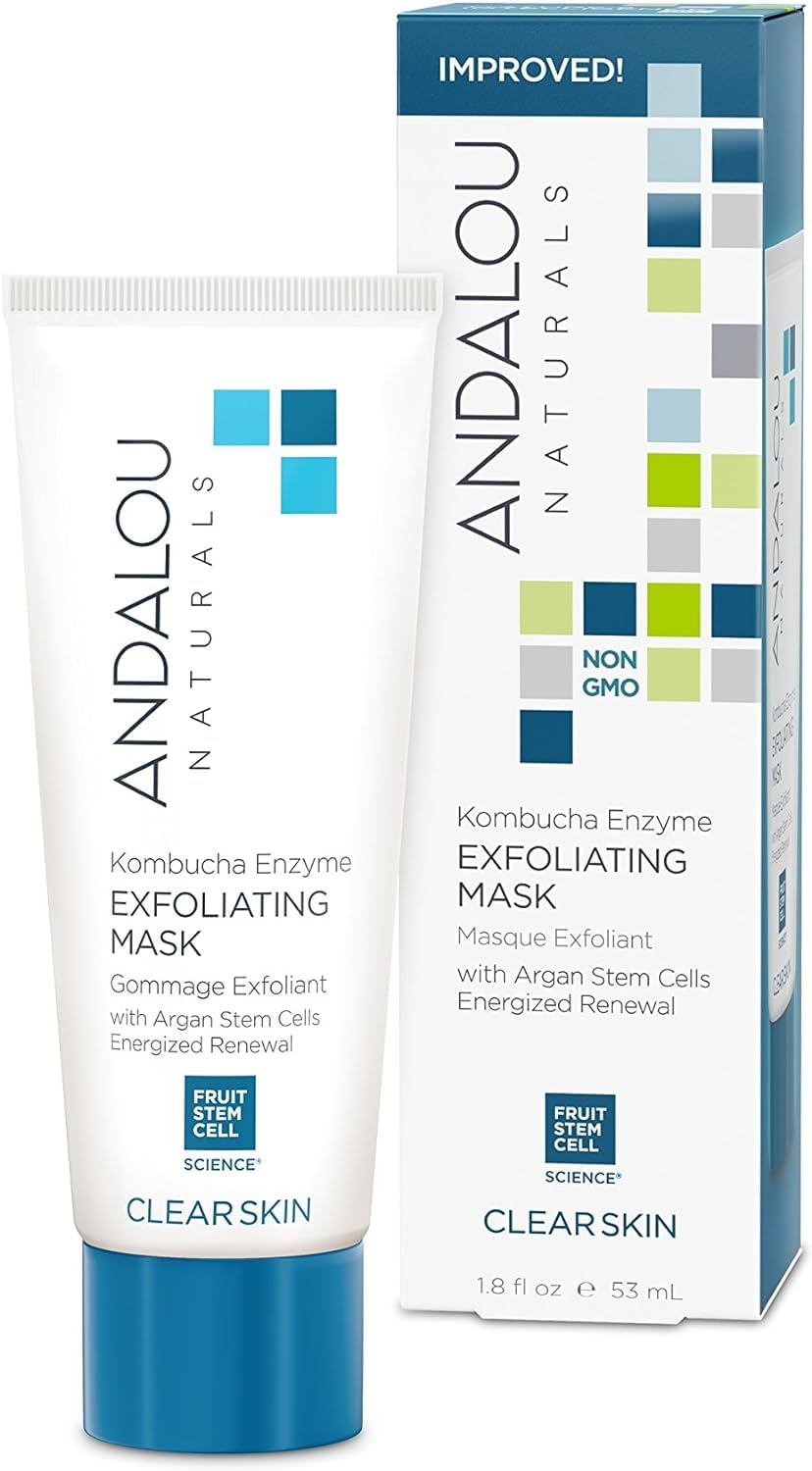 CLEAR SKIN Kombucha Enzyme Exfoliating Mask, 1.8 Ounce