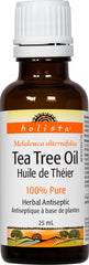 Holista Tea Tree Oil Liquid, 25 mL, 100% Pure, Natural Antibacterial, Antiseptic, and Antifungal