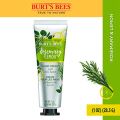 Burt's Bees Hand Cream with Shea Butter, Rosemary & Lemon, 28.3 g (Pack of 1)