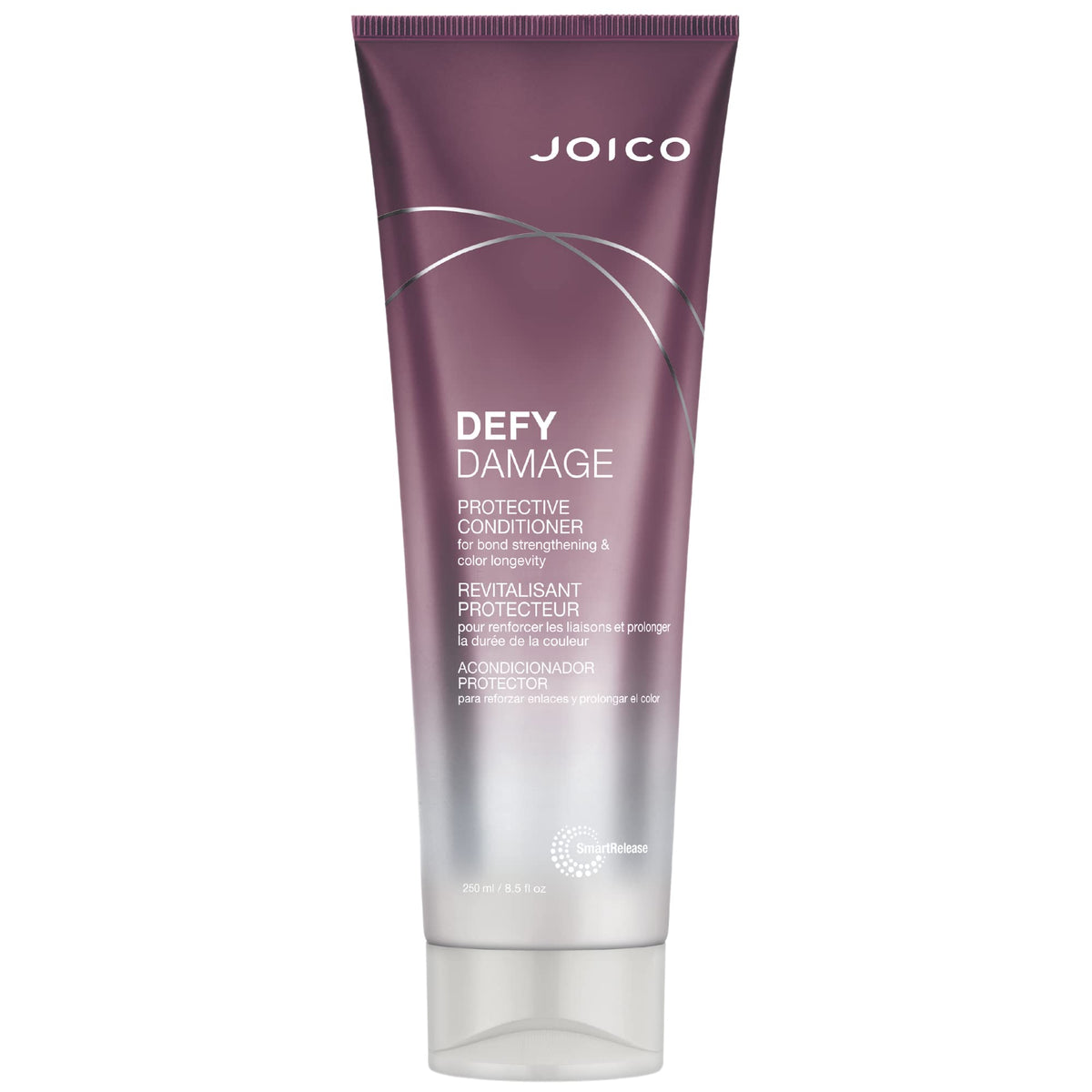 Joico Defy Damage Protective Conditioner | Bond Repair & Hair Treatment for Dry Damaged Hair | Strengthen & Rebuild Bonds | Heat Protectant with Moringa Oil, Sulfate-Free, Color Safe, 250mL