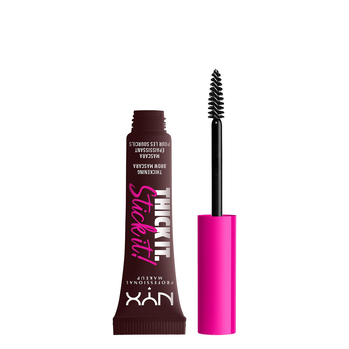 NYX PROFESSIONAL MAKEUP Thick it stick it, Brow mascara, longwear, Vegan Formula - 07 Espresso