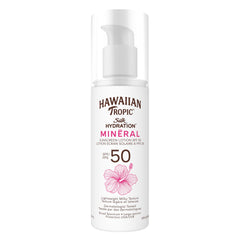 Hawaiian Tropic Weightless Mineral Sunscreen Lotion, SPF 50 | White