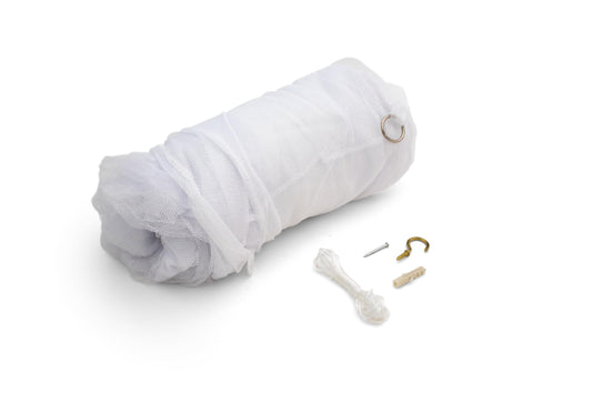 Coghlan's Hiker's Rectangular Mosquito Net – Lightweight Mesh Shelter for Camping, Backpacking, and Outdoor Insect Protection – Includes Corner Rings and Carry Bag – 83" x 57" x 73"
