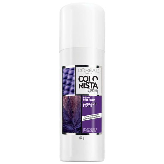 L'Oreal Paris Colorista Sprays, One-day Colour, Vivid Purple, 57g