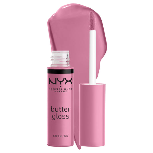 NYX PROFESSIONAL MAKEUP Butter Gloss, Lip Gloss, Non-Sticky - Éclair (Pink)